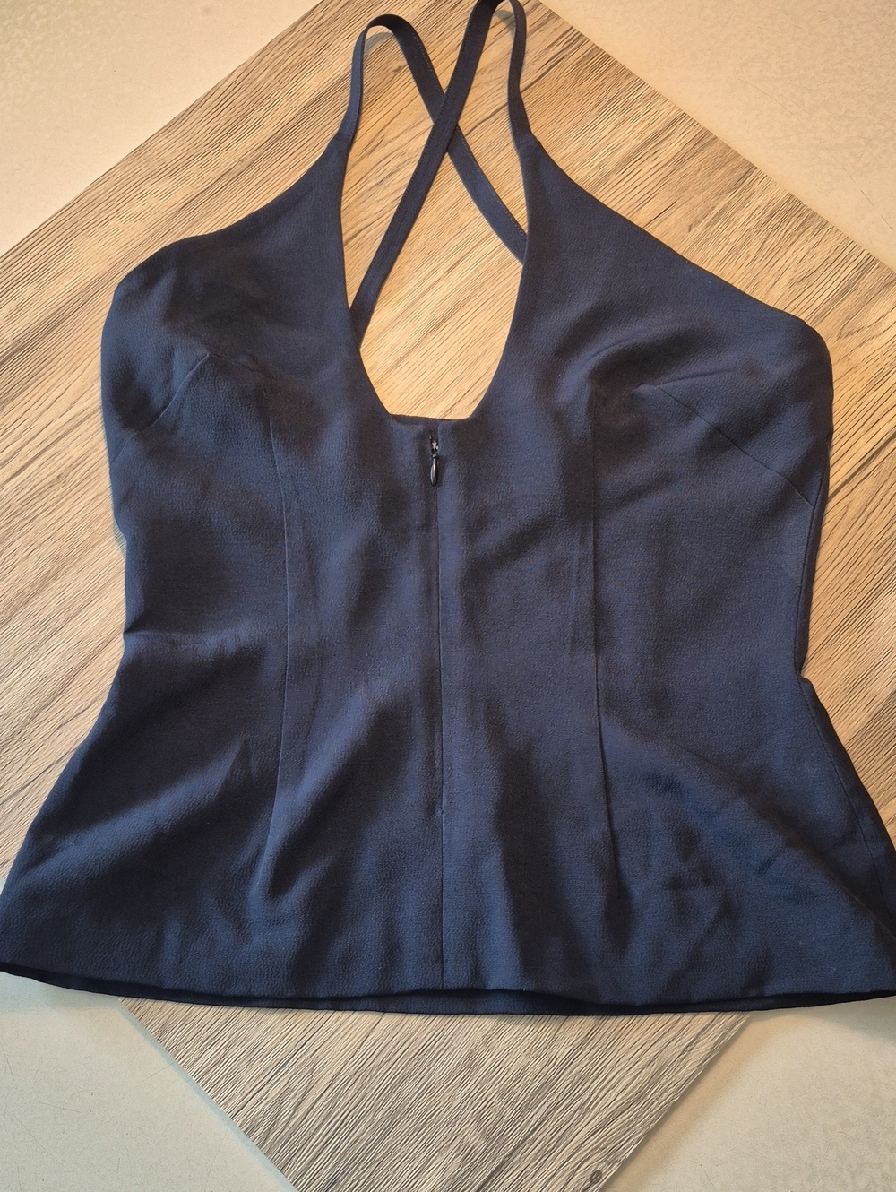 Rare 90s/y2k Structured Camisole- Dark Navy
